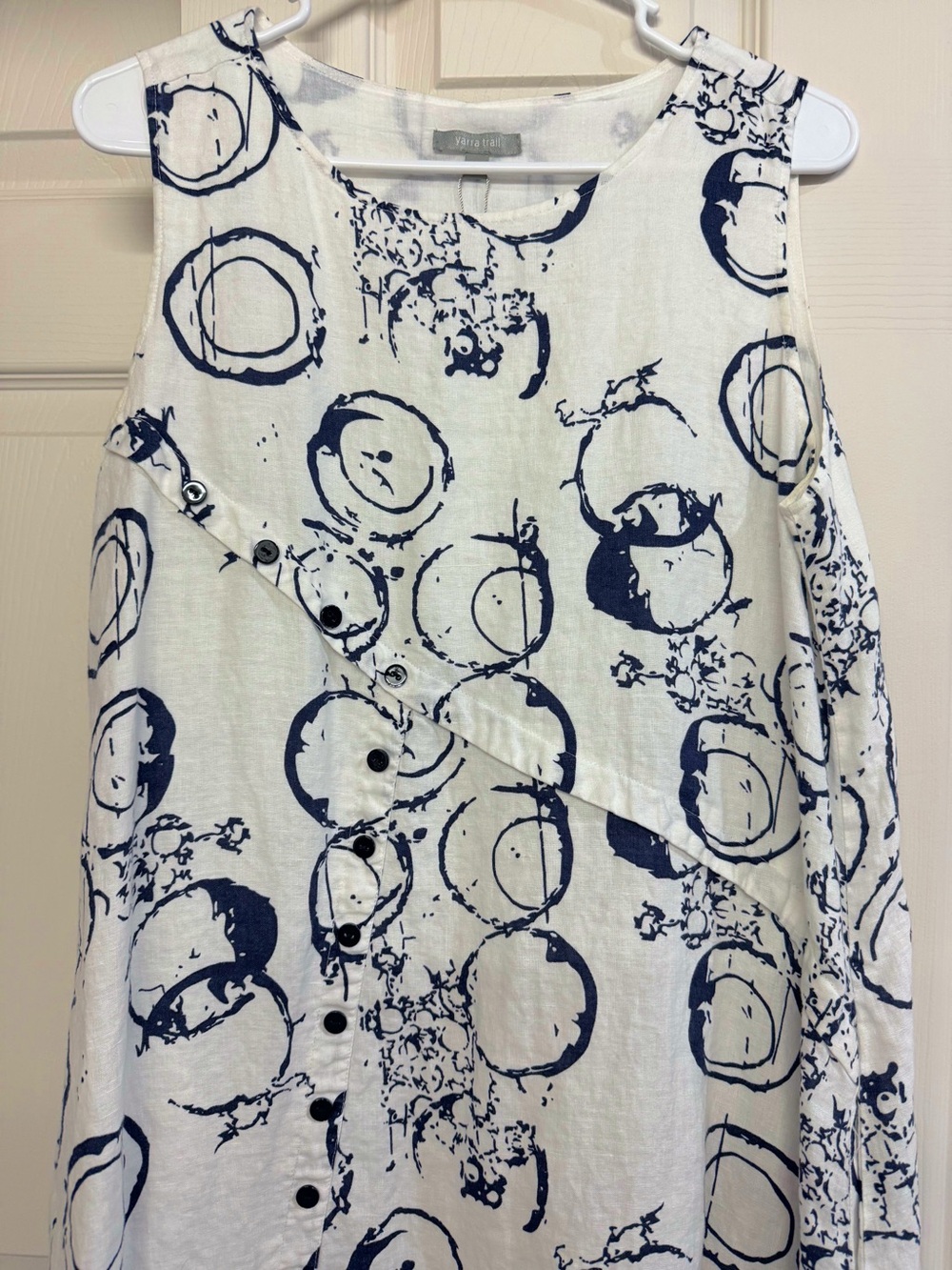 YARRA TRAIL rare Australian designer linen dress